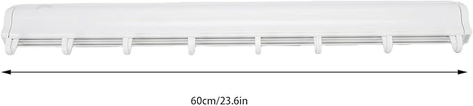 Sonew Wall Mounted Clothes Drying Rack 23.6 Inch Retractable Space Aluminum Laundry Drying Mesh Net – Drill- PullOut Design for Bathroom Laundry Room Balcony – 15 Kg Capacity (White)