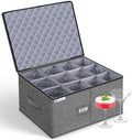 punemi Large Wine Glass Storage Box for Martini, Hard Shell Moving box