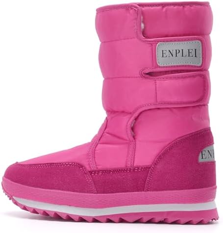 DADAWEN Women's Waterproof Frosty Snow Boot