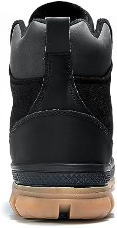 Wondamo Men's Snow Boots Lightweight Waterproof Winter Cold Weather Shoes