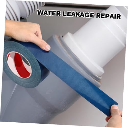 3 Rolls Heavy Duty Plumbers Tape Weather-Resistant Duct Tape Blue Strong Adhesive Wear Resistant Construction Shipping Repair Packaging