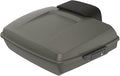 Advanblack Road Glide Tour Trunk Pack Industrial Gray Denim Razor Tour Trunk Pack Backrest Pad for '97-'25 Harley Touring Road King Street Glide Electra Glide CVO Models