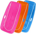 3 Pack Snow Sled for Adults, with Pull Rope and Handles Plastic Sled, Toboggan Snow Sledding, Three Color Combinations