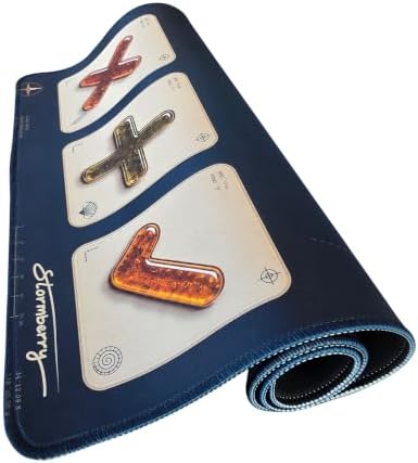 Stormberry SWAP SPOT XL Squishy Trading Mat 14x24, Fossil Field