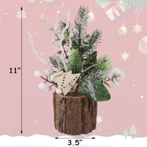 winemana Christmas Table Decorations Indoor Xmas Centerpieces Decor, 3 Pack
