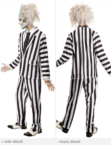 Rubies at Party City Beetlejuice: Beetlejuice Costume for Adults, Men's Costume