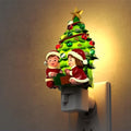L LOHAS Christmas Tree & Snowman Night Light