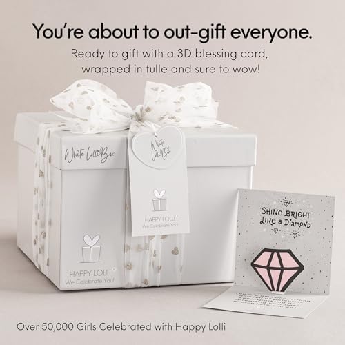 HAPPY LOLLI LolliBox Birthday Gift Set for Tween & Teen Girls Ages 8–15, Ready to Gift, 8 Individually Wrapped Gifts