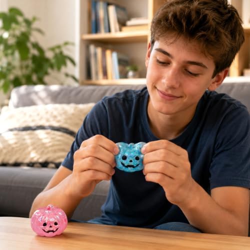 Halloween Pumpkins Squishies Slow Rising Fidget Toys Squeeze Ball