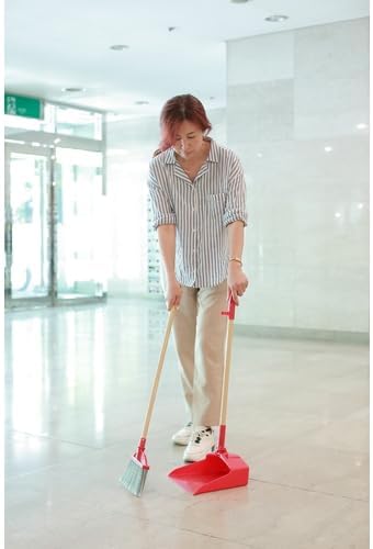 TRUSCO Broom Dustpan TDPS10-SET-R
