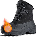 FREE SOLDIER Men's Waterproof Fleece Winter Snow Boots