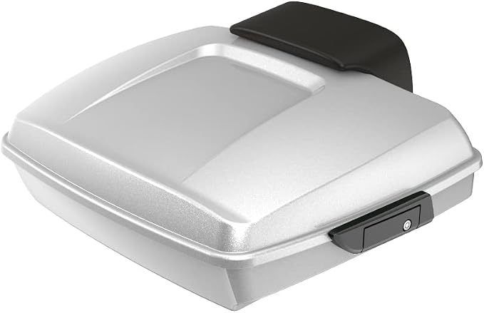 Advanblack Road Glide Tour Trunk Pack Hard Candy Shattered Flake Razor Tour Trunk Pack Backrest Pad for '97-'25 Harley Touring Road King Street Glide Electra Glide CVO models