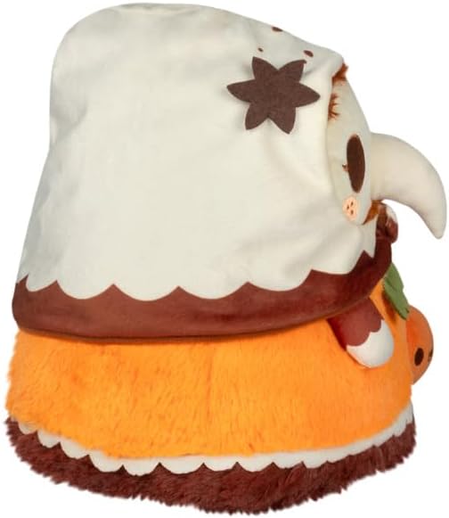 Squishable - Mini Pumpkin Spice Plague Nurse - The Mysterious Doctor Plague Collection - 9 in - Soft Toy Collectible Stuffed Animal