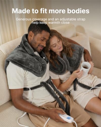 RENPHO Heating Pad for Back, Christmas Gift for Women, FSA Eligible HSA