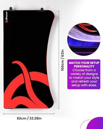 Arozzi Arena Gaming Desk Pad Black