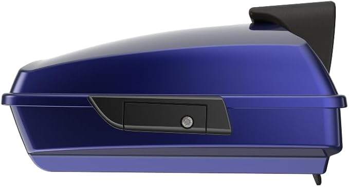 Advanblack Road Glide Tour Trunk Pack Zephyr Blue Razor Tour Trunk Pack Backrest Pad for '97-'25 Harley Touring Road King Street Glide Electra Glide CVO models
