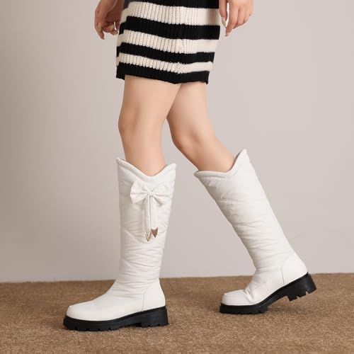 Women's Snow Boots Knee High Warm Winter Shoes
