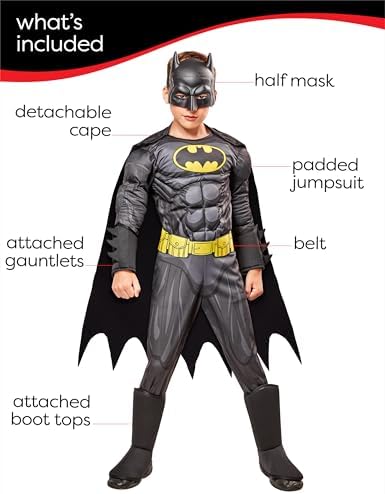 Rubies at Party City DC Comics Superheroes: Batman Costume