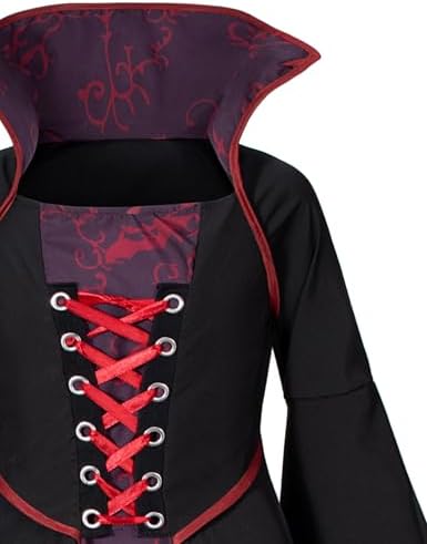 Vampire Costume for Girls 3-12 Years