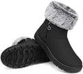 TEMOFON Women Snow Boots Waterproof: Fur Lined Warm Winter Ankle Booties