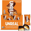 UNREAL Dark Chocolate Caramel Peanut Nougat Bars, 30 Individually Wrapped