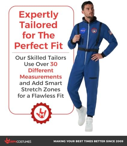 Morph, Astronaut Costume Men, Space Suit, Halloween Costumes for Men