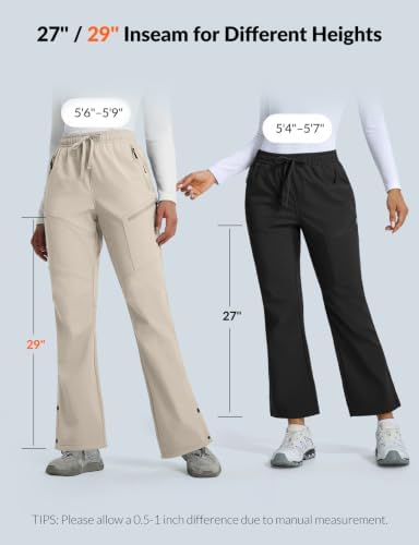 baleaf Women's Snow Ski Pants Fleece Lined Waterproof Hiking