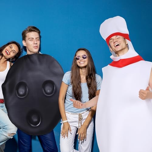 Newcotte 2 Pcs Funny Halloween Bowling Pin Adult Costumes Set for Couples