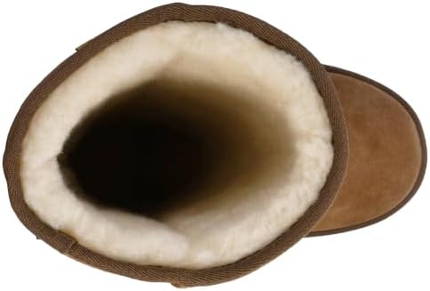 Bear Paw Women’s Emma Tall Classic Suede Slip On Boots, Comfortable Winter Boots, Multiple Sizes