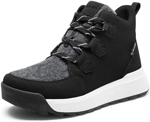 AIRHAS Women's Winter Warm Snow Boots for Women Comfortable Water-Resistant Womens Ankle Boots Fashion Booties