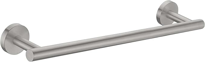 18 Inches Brushed Nickel Towel Bar Bathroom Hardware 304 Stainless Steel Wall Mounted Kitchen Towel Holder Cloths Hanger