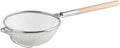 Soro Essentials- 12" Double Tinned Fine Mesh Strainer with Reinforced Bands Pan Hook Wooden Handle- Food Sieve Strainer Kitchen Mesh Strainer Utensil for Cooking Rice Quinoa Pasta Fruits Vegetable