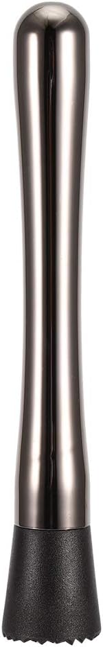 5Pcs Black Stainless Steel Cocktail Shaker Set, Bartender Tool Kit with Measuring Cup Strainer Mixing Spoon, Dishwasher Safe Bar Accessories for Home Bar