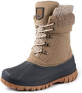 FREE SOLDIER Women's Waterproof Winter Cold Weather Snow Boots for Women Outdoor Fashion Duck Boots Comfortable Insulated