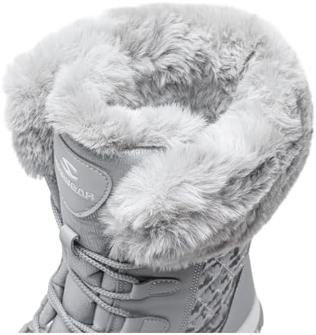 HOBIBEAR Women's Winter Snow Boots Warm Faux Fur