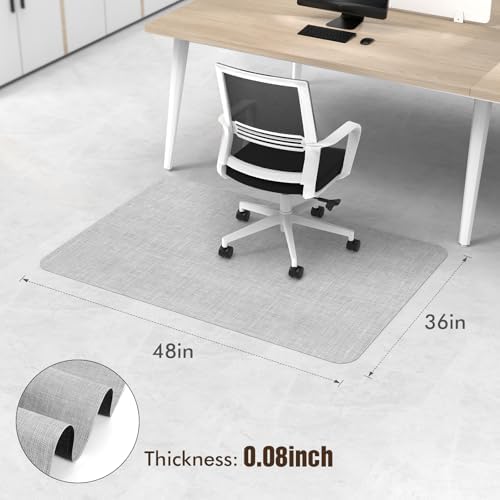 Blvornl Office Chair Mat for Hardwood Floor, Computer Chair Mat, 36"x 48"