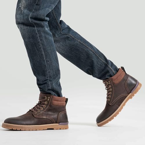 Vostey Men's Hiking Boots Waterproof Casual Chukka Boots for Men
