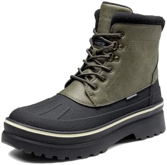 Bruno Marc Men's Insulated Waterproof Snow Boots