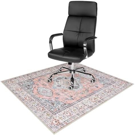 Anidaroel 36"x48" Chair Mat for Hardwood Floor/Tile Floor, Desk Chair Mat for Home Office, Under Desk Rug for Rolling Chair, Anti-Slip Office Rugs for Rolling Chairs, Large Floor Protector Rug