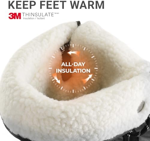 DREAM PAIRS Women's Mid Calf Winter Snow Boots