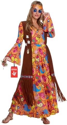 Morph Hippie Costume Women, 70s Outfits for Women, Halloween Costumes