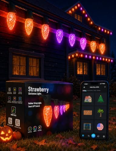 Smart C9 Christmas Lights Outdoor, 200FT 200 LEDs, Whole House