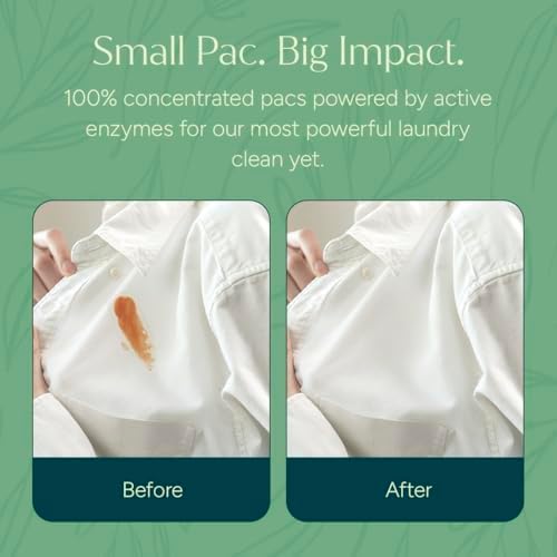 Puracy Laundry Detergent Pods with 2 Bio-Powered Enzymes, Free and Clear for Sensitive Skin, Non Toxic Richly Concentrated Washing Detergent Pods, 32 Ct (Pack of 3)