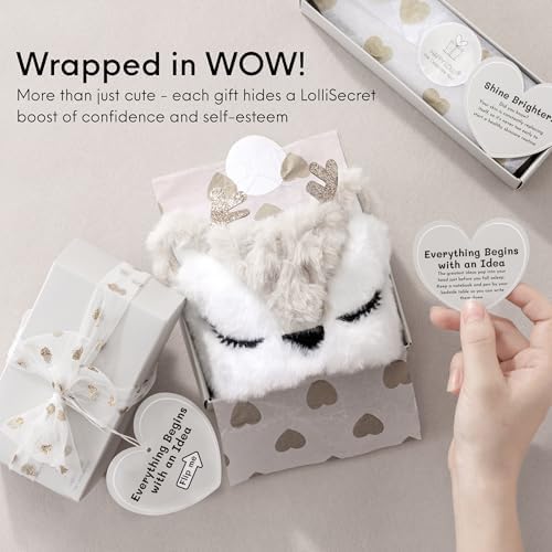 HAPPY LOLLI LolliBox Birthday Gift Set for Tween & Teen Girls Ages 8–15, Ready to Gift, 8 Individually Wrapped Gifts
