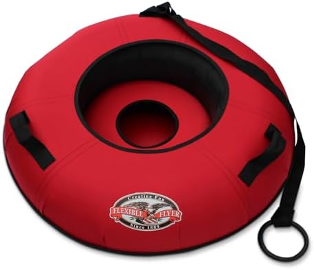 Flexible Flyer 40" Commercial-Grade Winter Snow Tube with Pull Strap