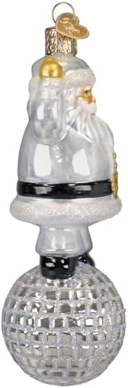 Old World Christmas Disco Fever Santa Tree Ornament