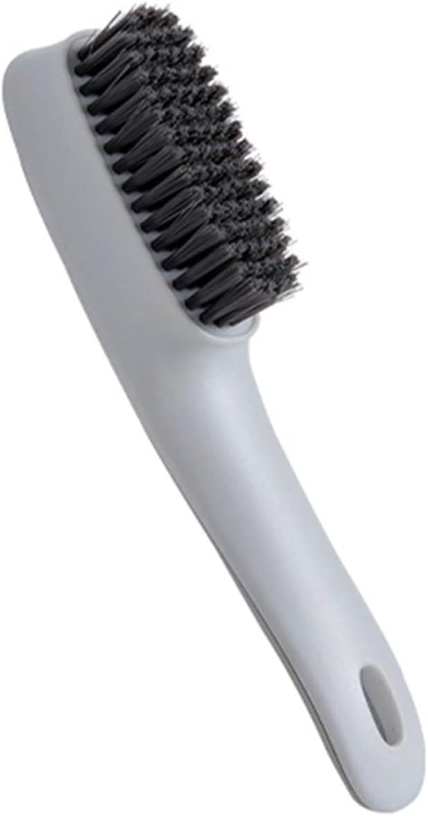 Cute Portable Comfortable Clothes Laundry Grip Cleaner Shoes Scrubbing Brush Scrubber Cleaning Tool (Color : Gray)