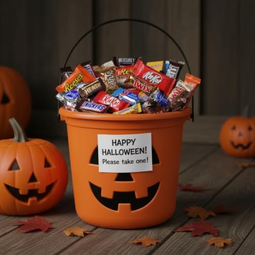 Halloween Chocolate Bulk Candy Variety Pack 8lb - Bulk Halloween Candy Individually Wrapped - Assorted Chocolate Candy for Trick or Treat, Party Favors, Goodie Bags, Pinatas and Office Snacks - 8 Pound Box of Candy