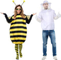 Halloween Couples Costumes Bee Costume Women Beekeeper Suit Adult