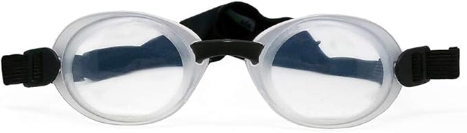EyeEco Quartz Silicone Hydrating Sleep Mask, Clear - Not One-Size-Fits-All | Adjustable, Medical Grade Silicone Mask for Nighttime Dry Eye Relief and Hydration